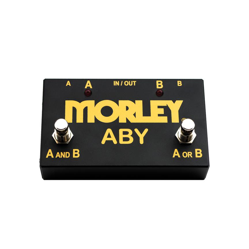 Front of Morley Gold Series ABY Selector Combiner Pedal - SKU# MABYG