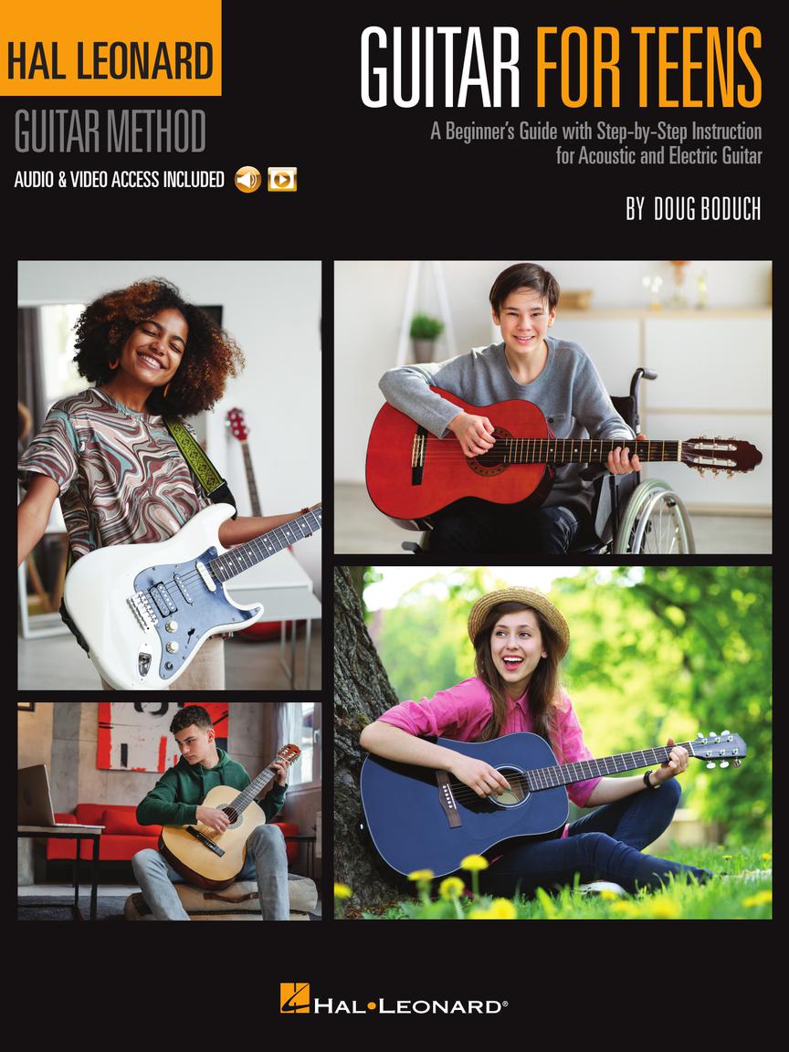 Front Cover of Hal Leonard Guitar for Teens - SKU#49-383645 : Product Type Media : Elderly Instruments