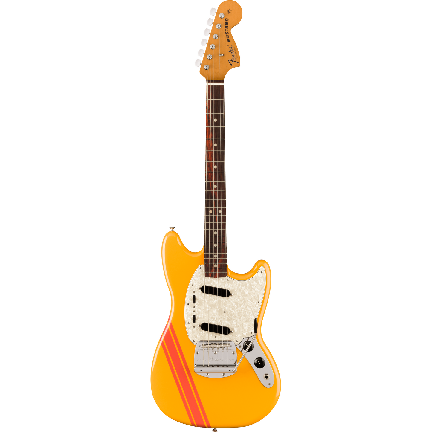 Fender Vintera II '70s Competition Mustang, Competition Orange, Front
