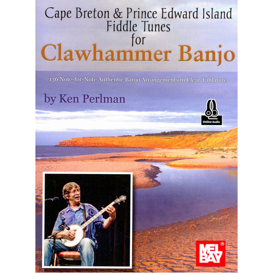 Image 1, cover of Cape Breton & Prince Edward Island Fiddle Tunes for Clawhammer Banjo by Ken Perlman - SKU: 02-31054M