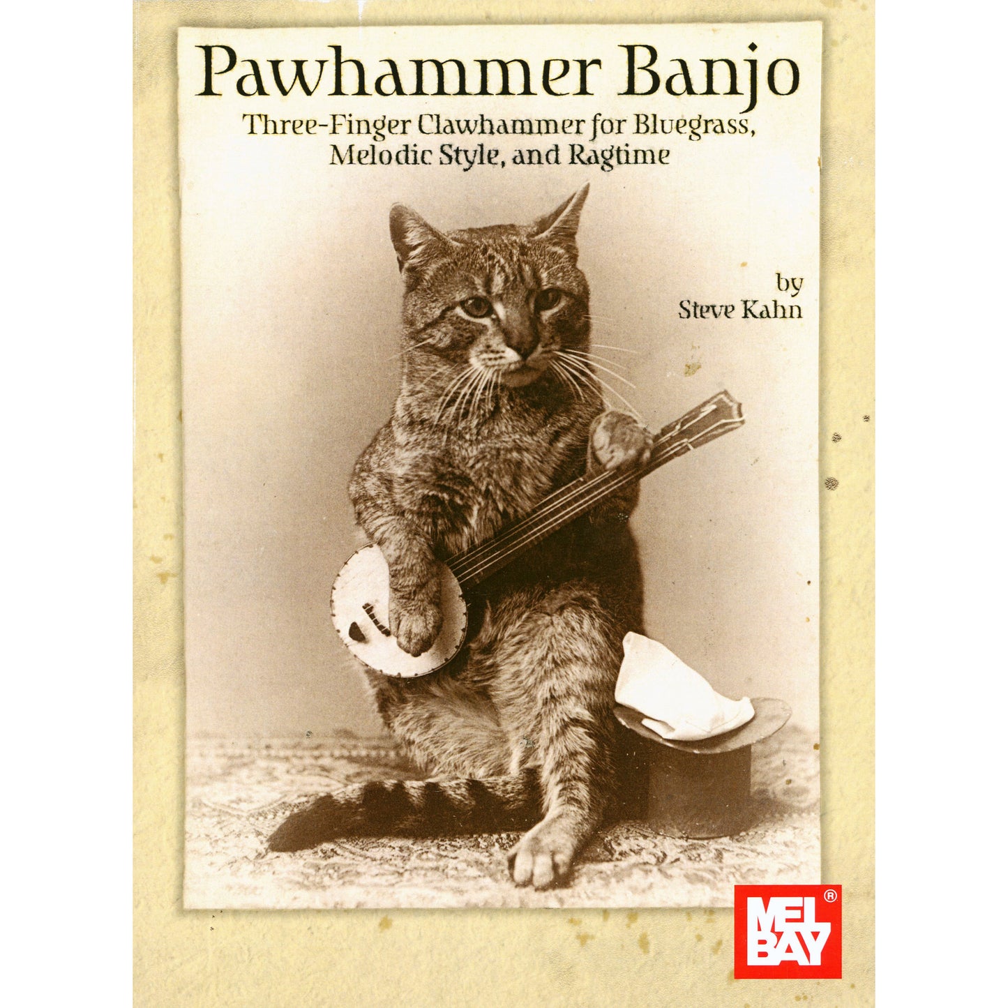 Image 1 cover of Pawhammer Banjo - Three-Finger Clawhammer for Bluegrass, Melodic Style, and Ragtime by Steve Kahn SKU: 02-31180