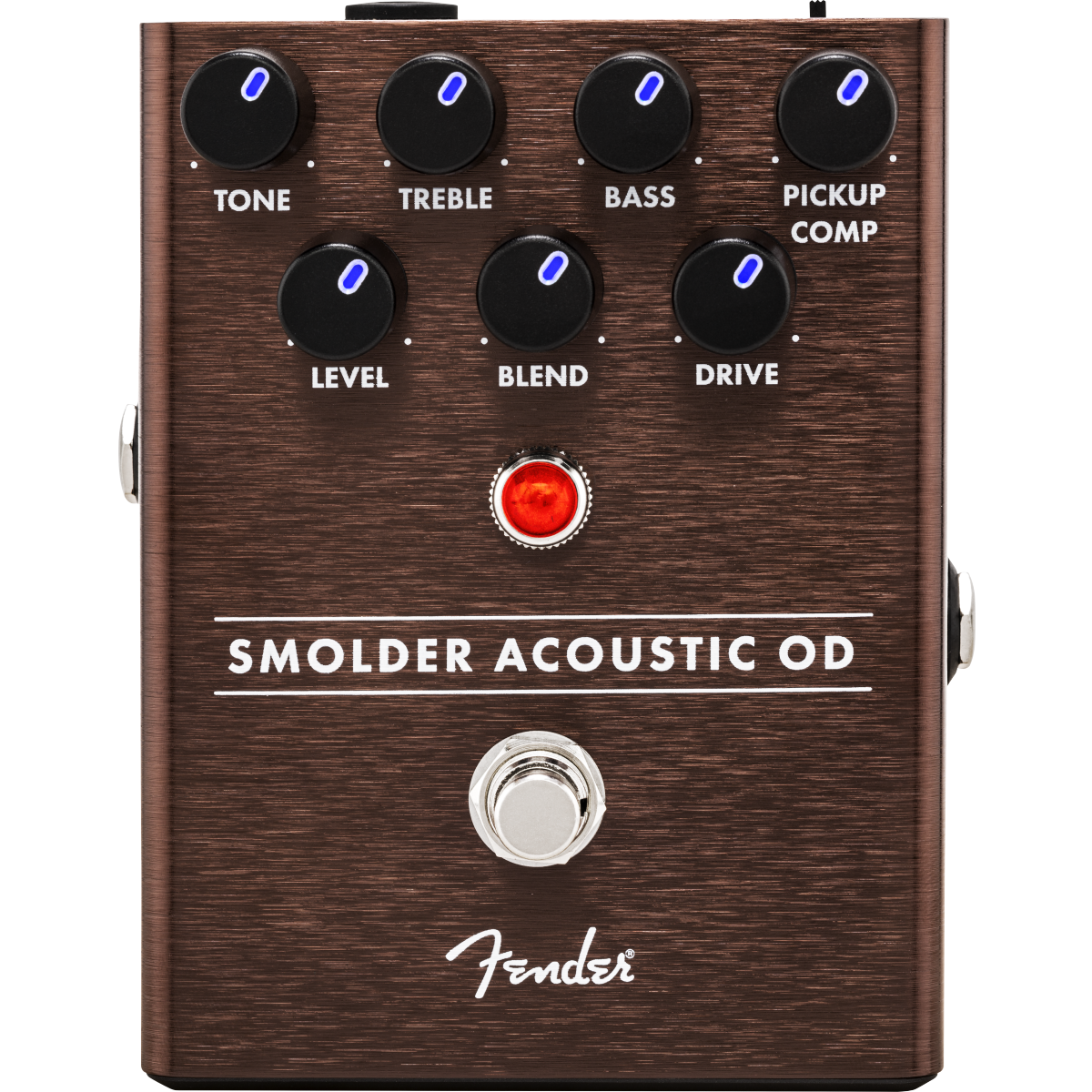 Fender Smolder Acoustic Overdrive Pedal, Top