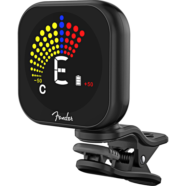 Fender Flash 2.0 Rechargeable Clip On Tuner, Angle 1