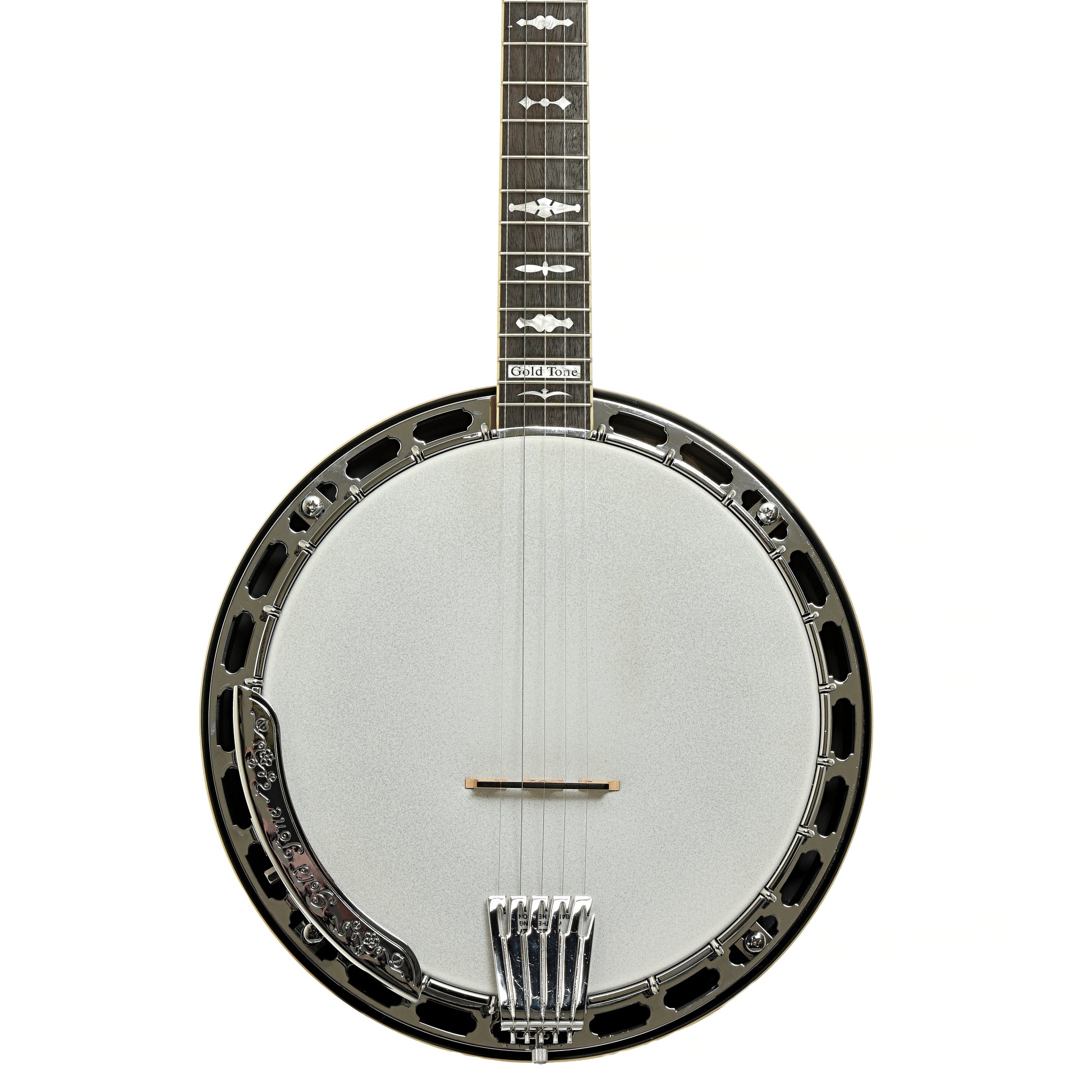 front of Gold Tone RB-15RF Orange Blossom Resonator Banjo 