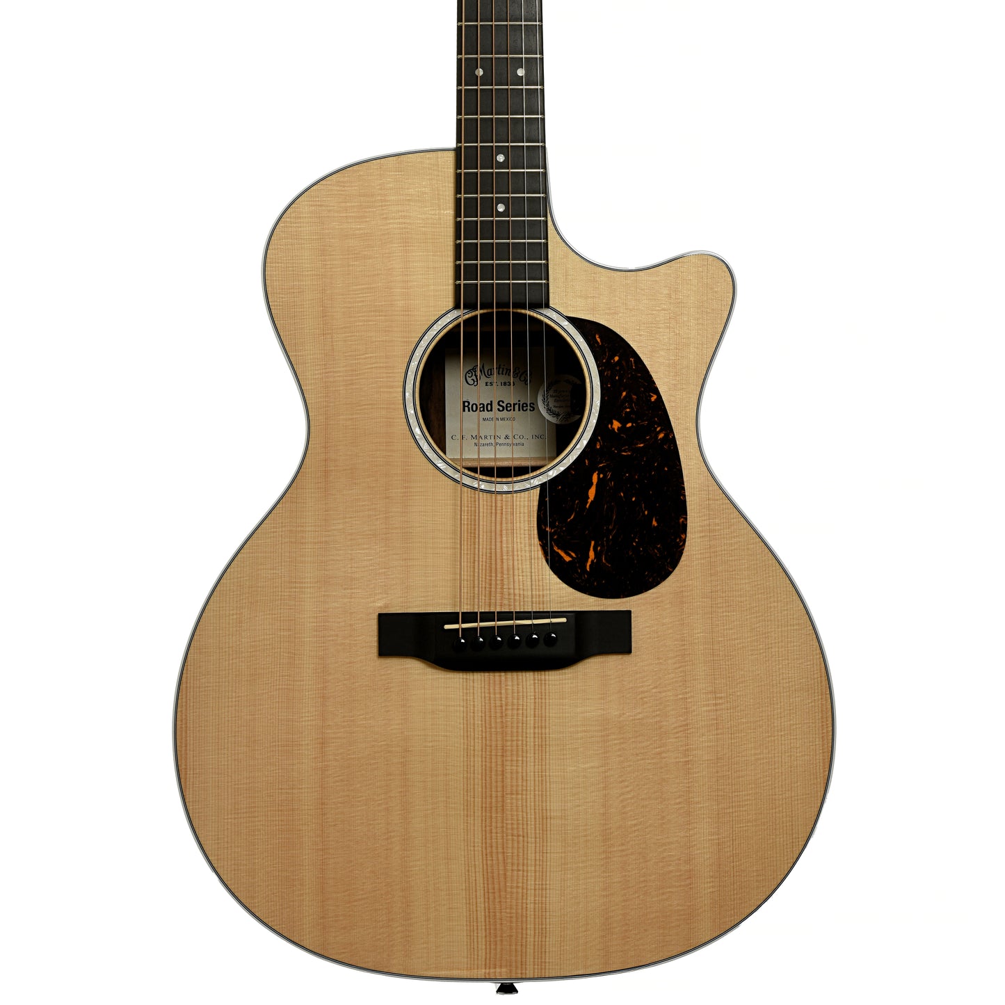 Front of Martin GPC-13E Ziricote Acoustic-Electric Guitar 