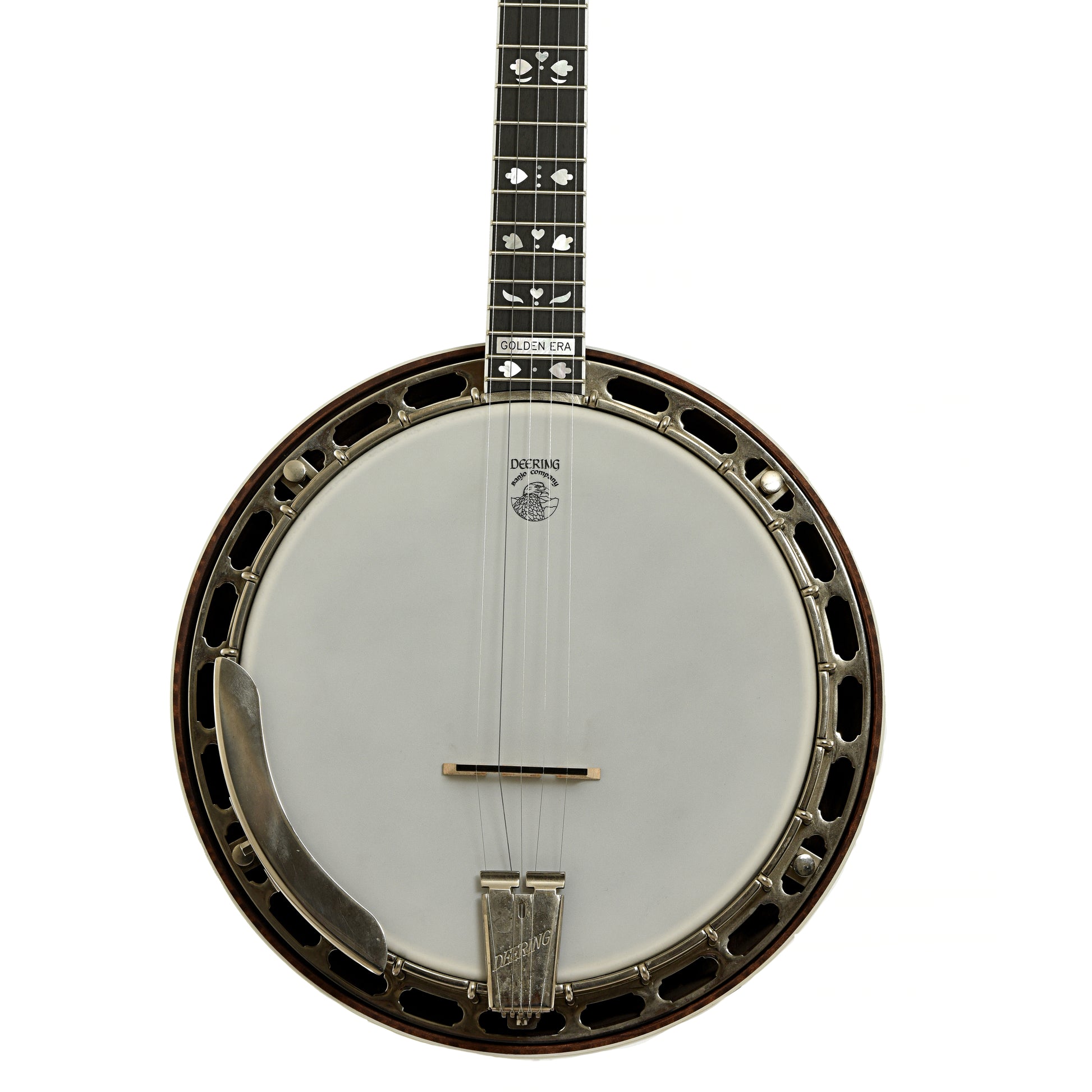 Front of Deering Golden Era Resonator Banjo 