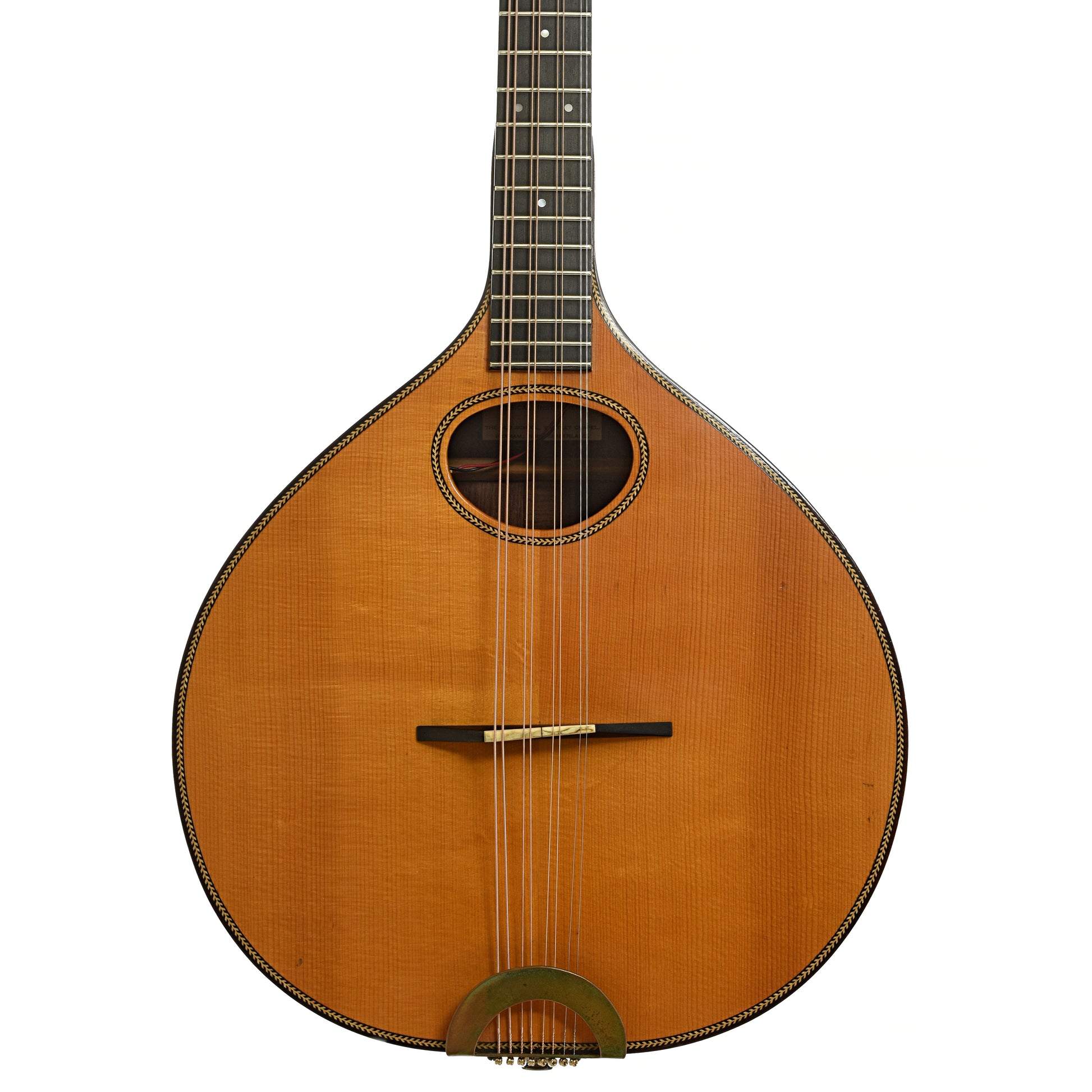 Front of Stefan Sobell Octave Mandolin