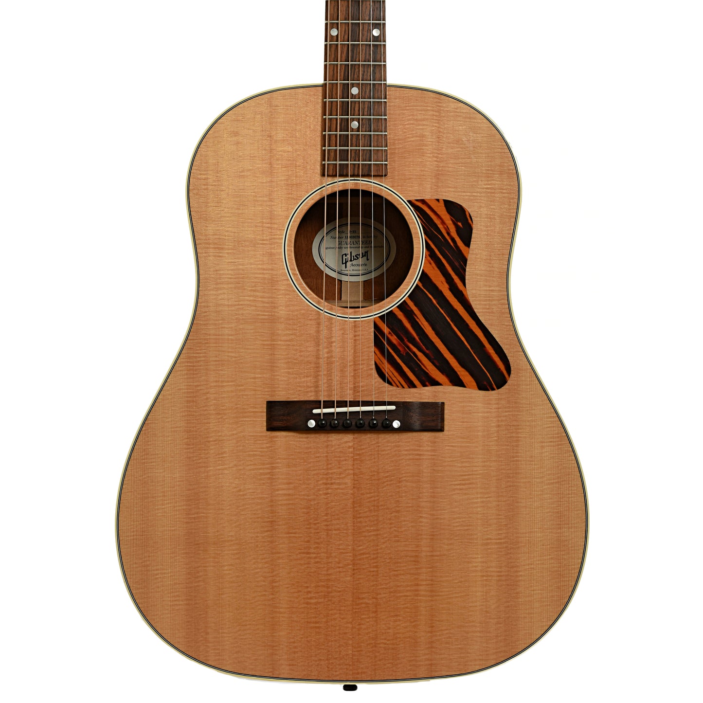 Front of Gibson J-35 Reissue Acoustic Guitar 