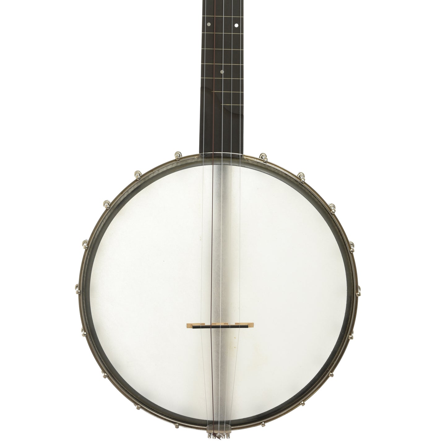 Front of Enoch Tradesman Flush Fret Openback Banjo 