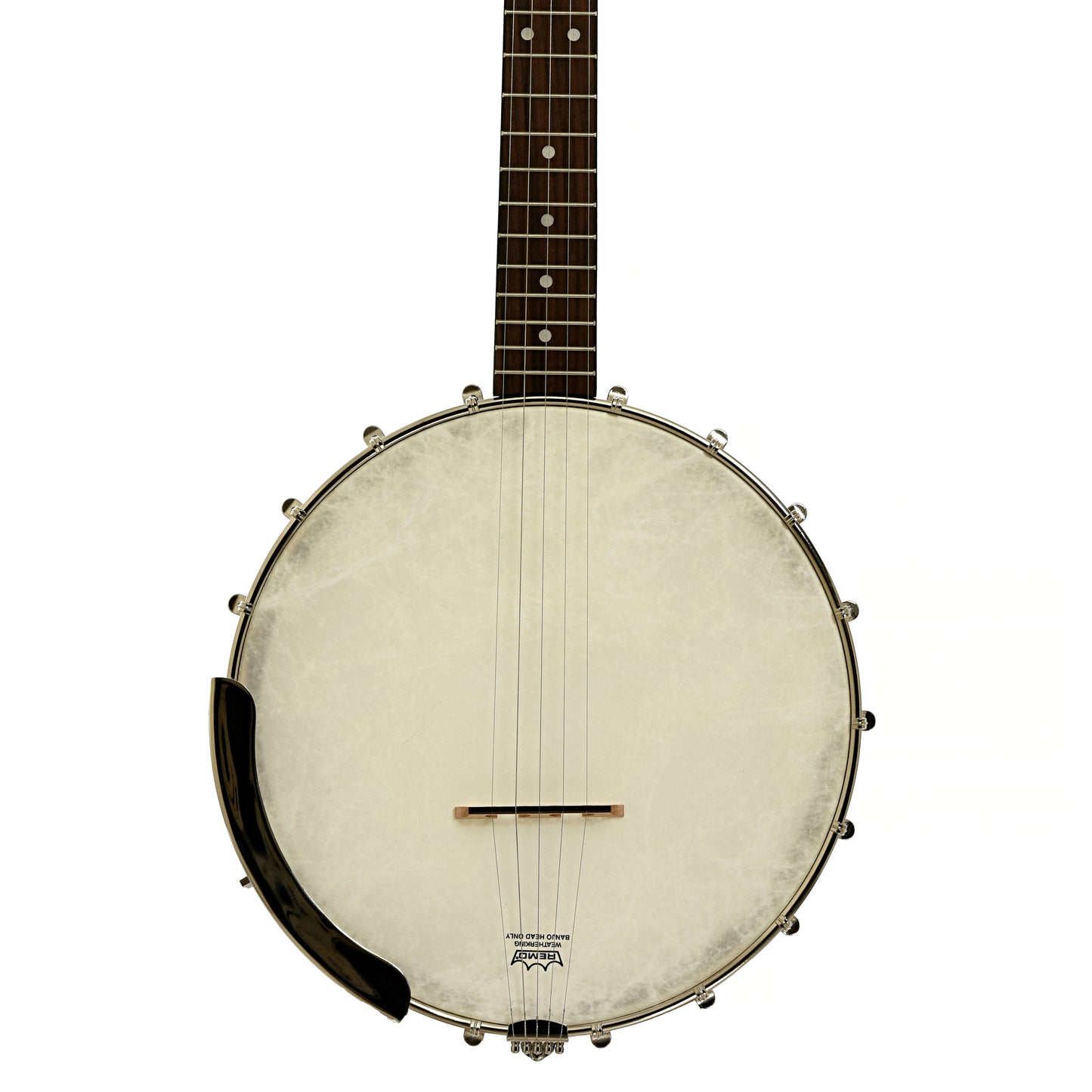 Front of Recording King Dirty 30s Open Back Banjo Mahogany