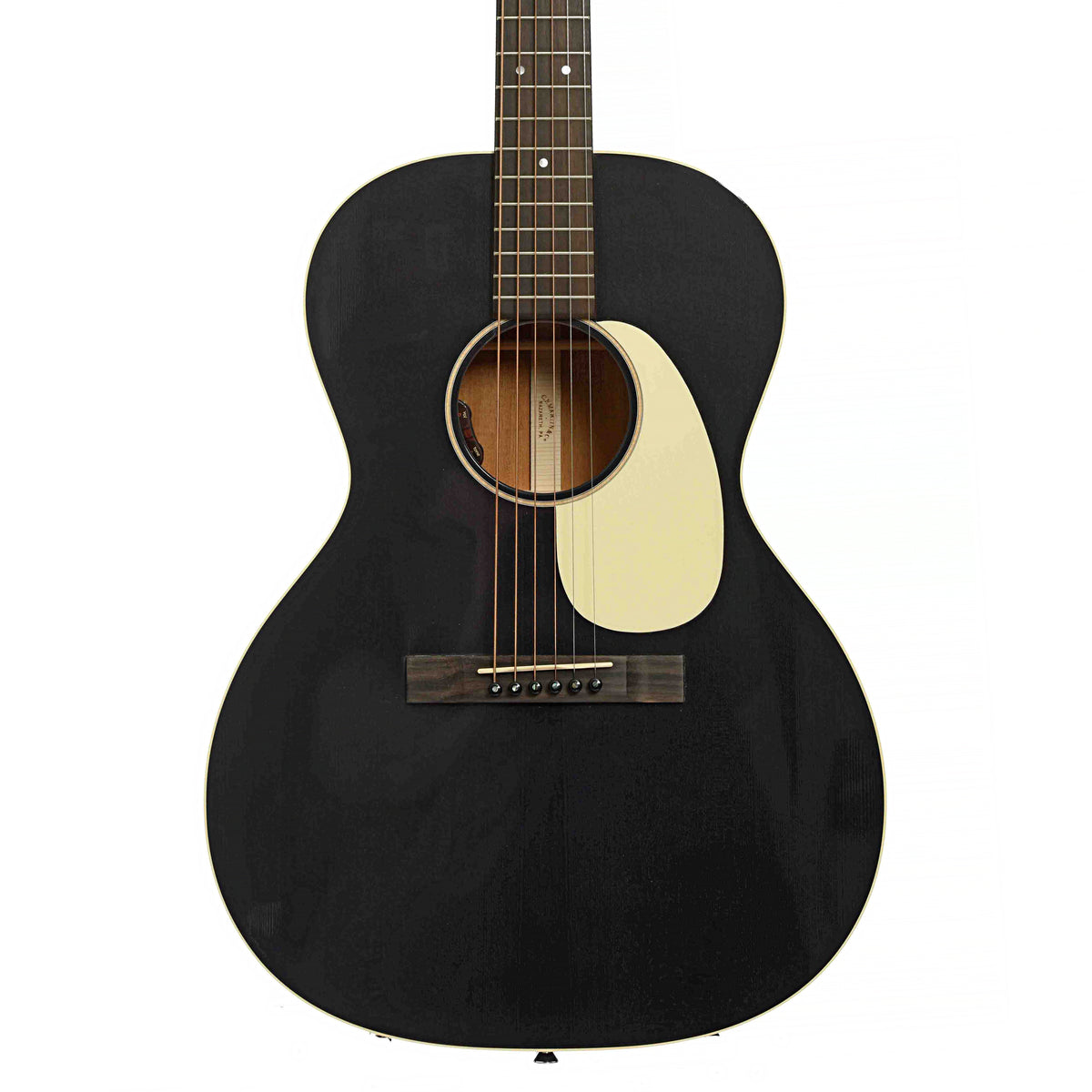 Front of Martin 00L-16E Acoustic Guitar, Black Smoke