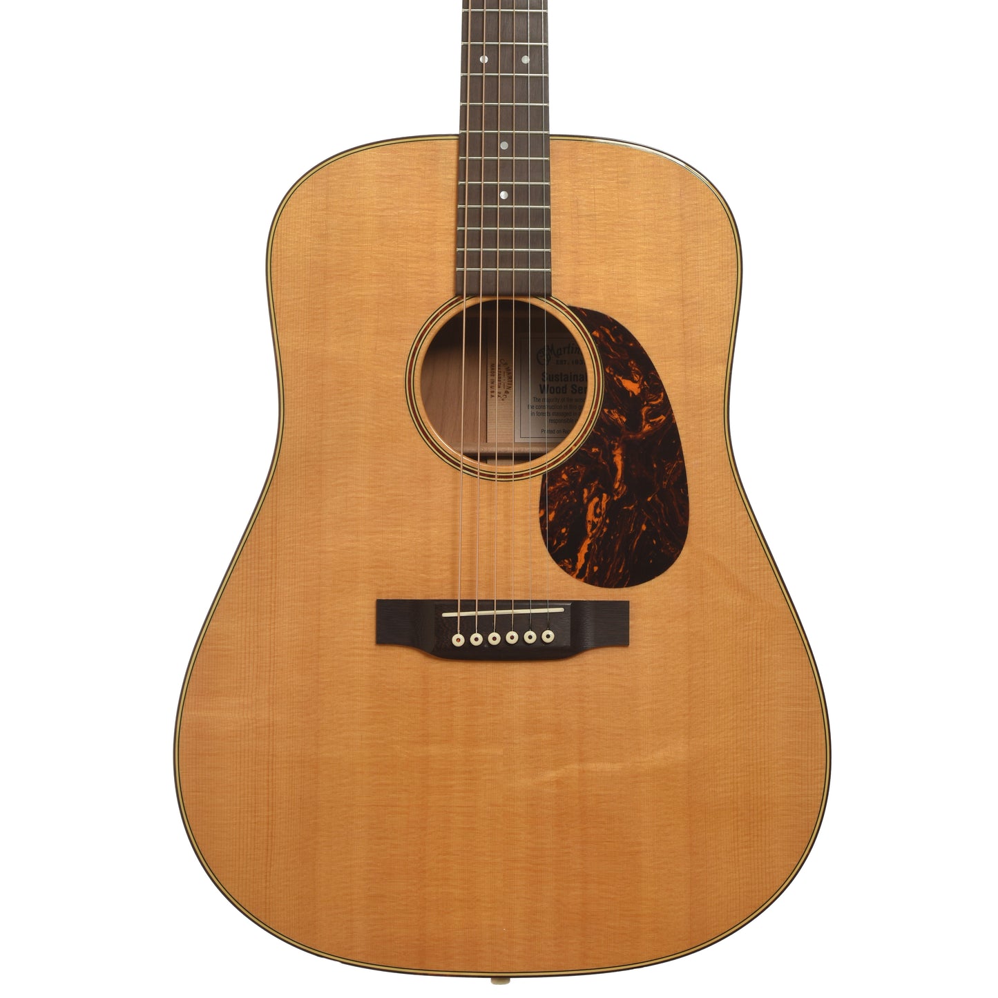 Front of Martin SWDGT Acoustic Guitar