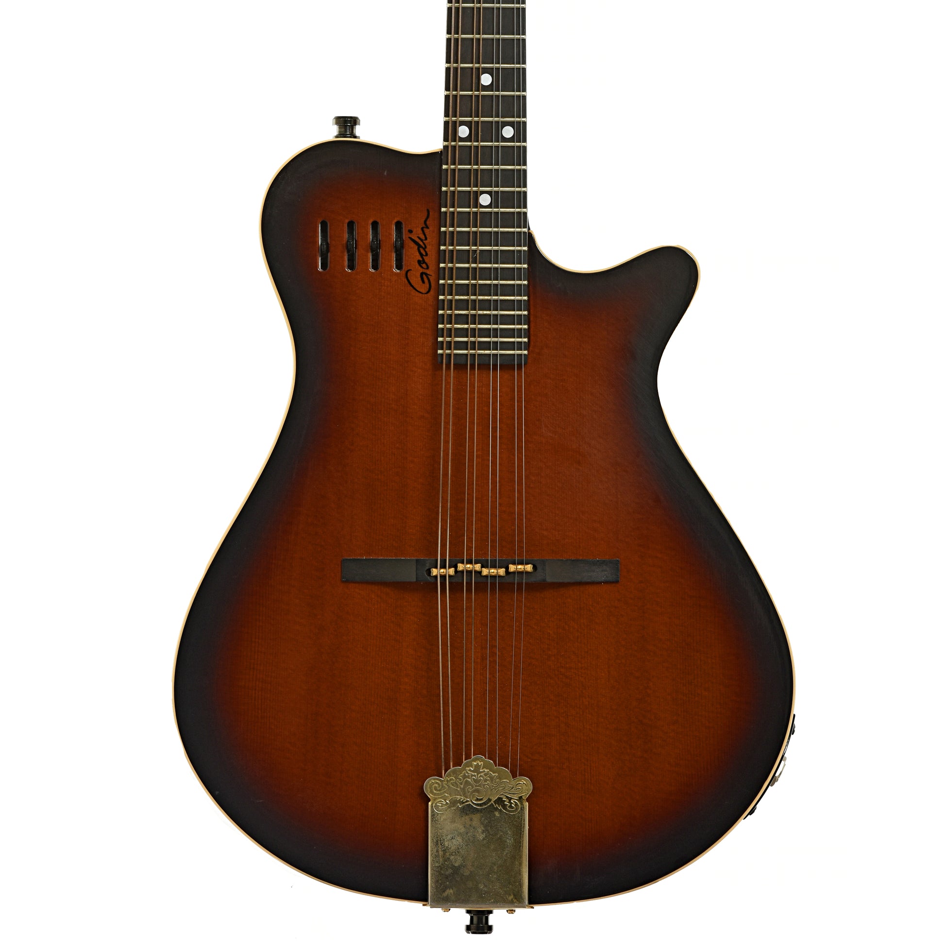 Front of Godin A-8 Acoustic-Electric Mandolin 