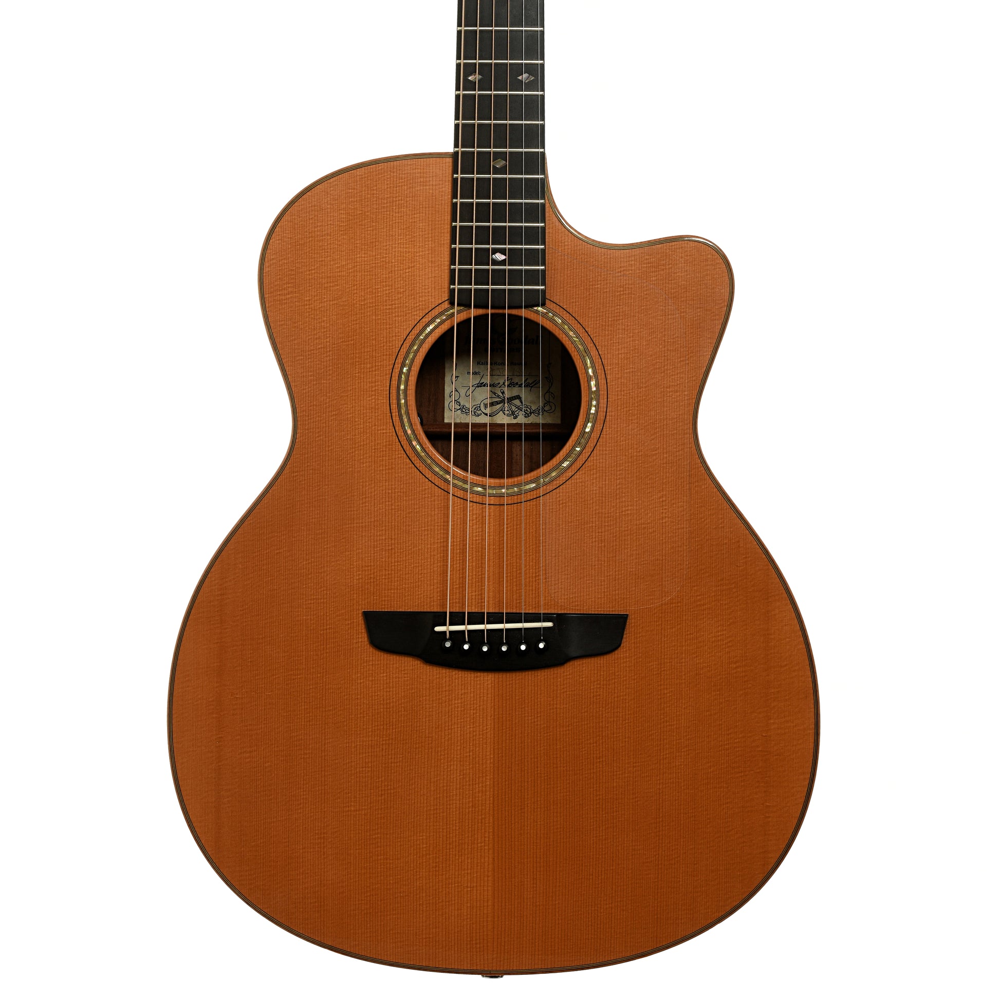 Front of Goodall RCJC Acoustic Guitar