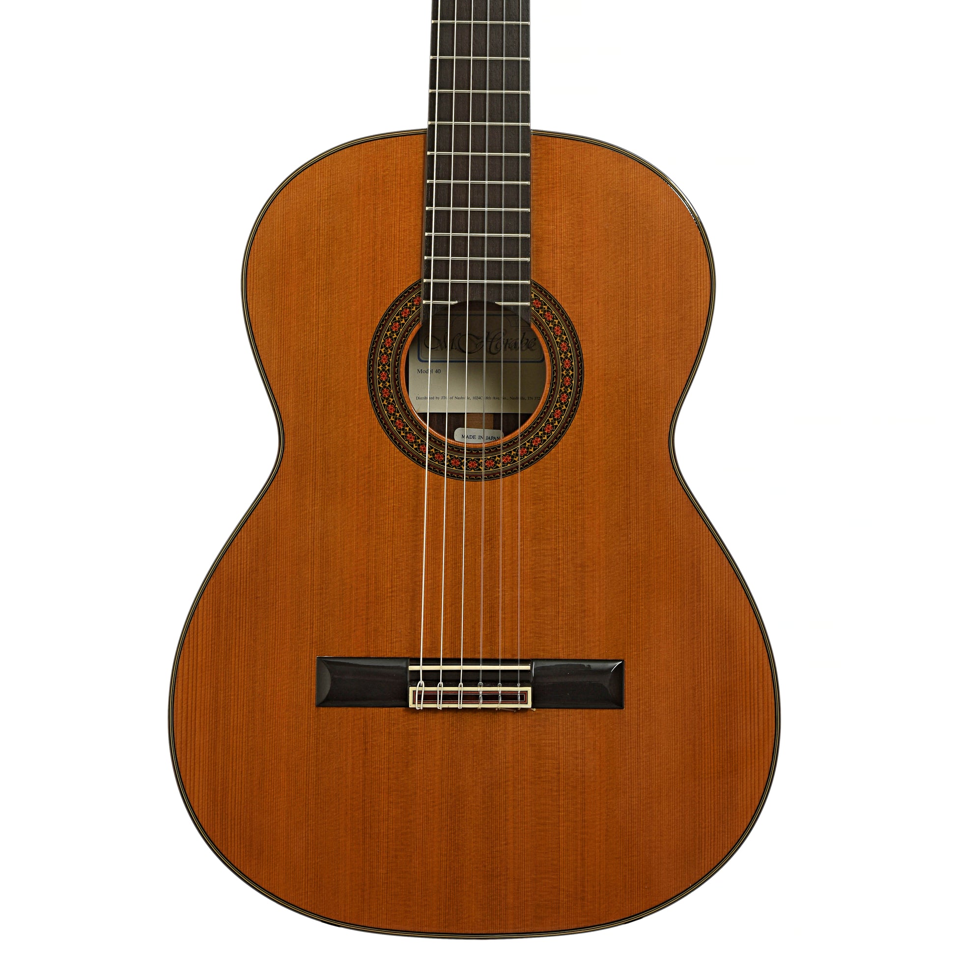 Front of Horabe Model 40 Classical Guitar