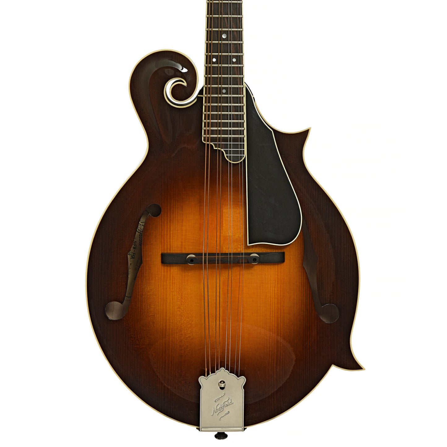 Front of Northfield Workshop NFB-F5A Master Model Big Mon Mandolin