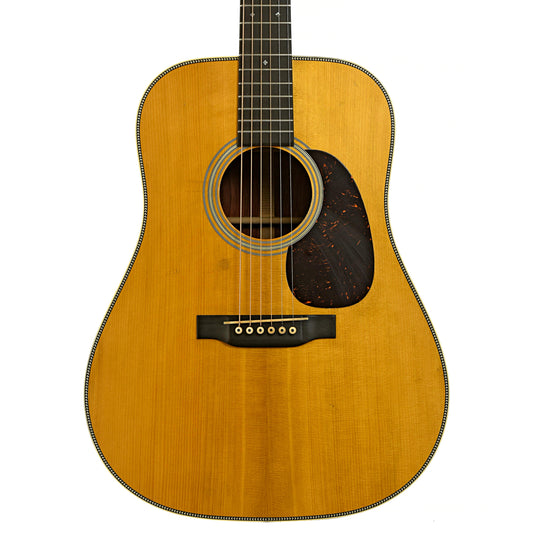 Front of Martin D-28 Authentic 1937 VTS Acoustic Guitar & Case, Aged