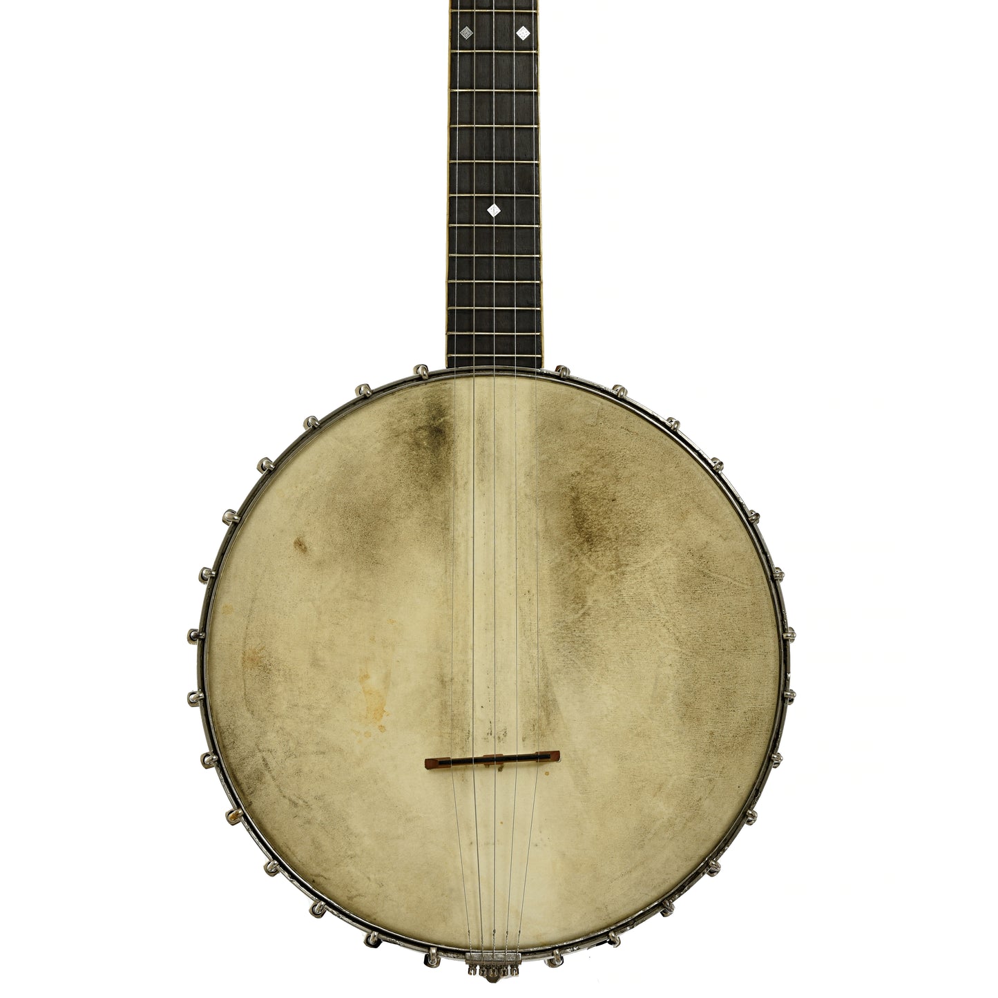 Front of Fairbanks Whyte Laydie No.2 Open Back Banjo 