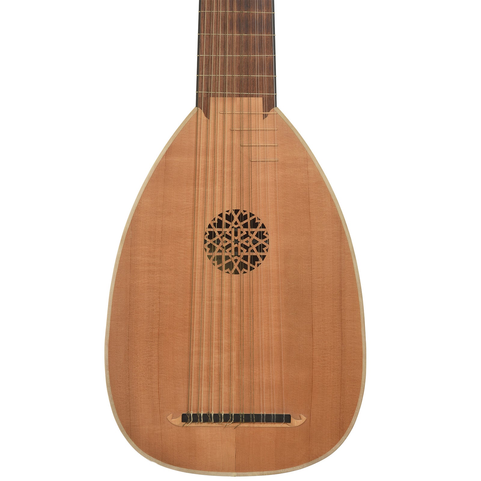 Front of James P. North 20-String Lute 