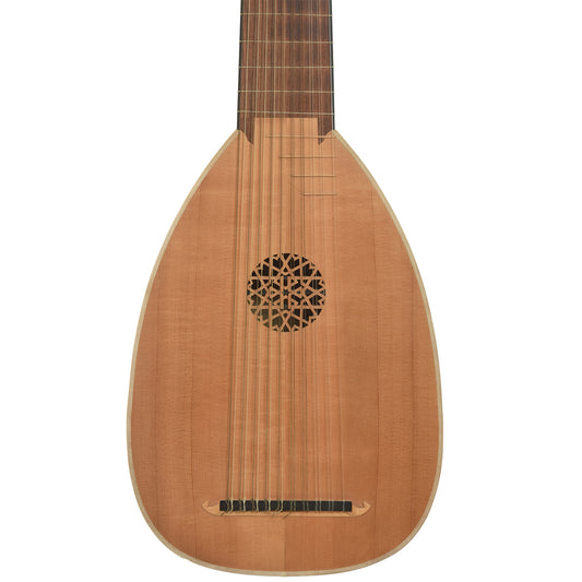 Front of James P. North 20-String Lute 