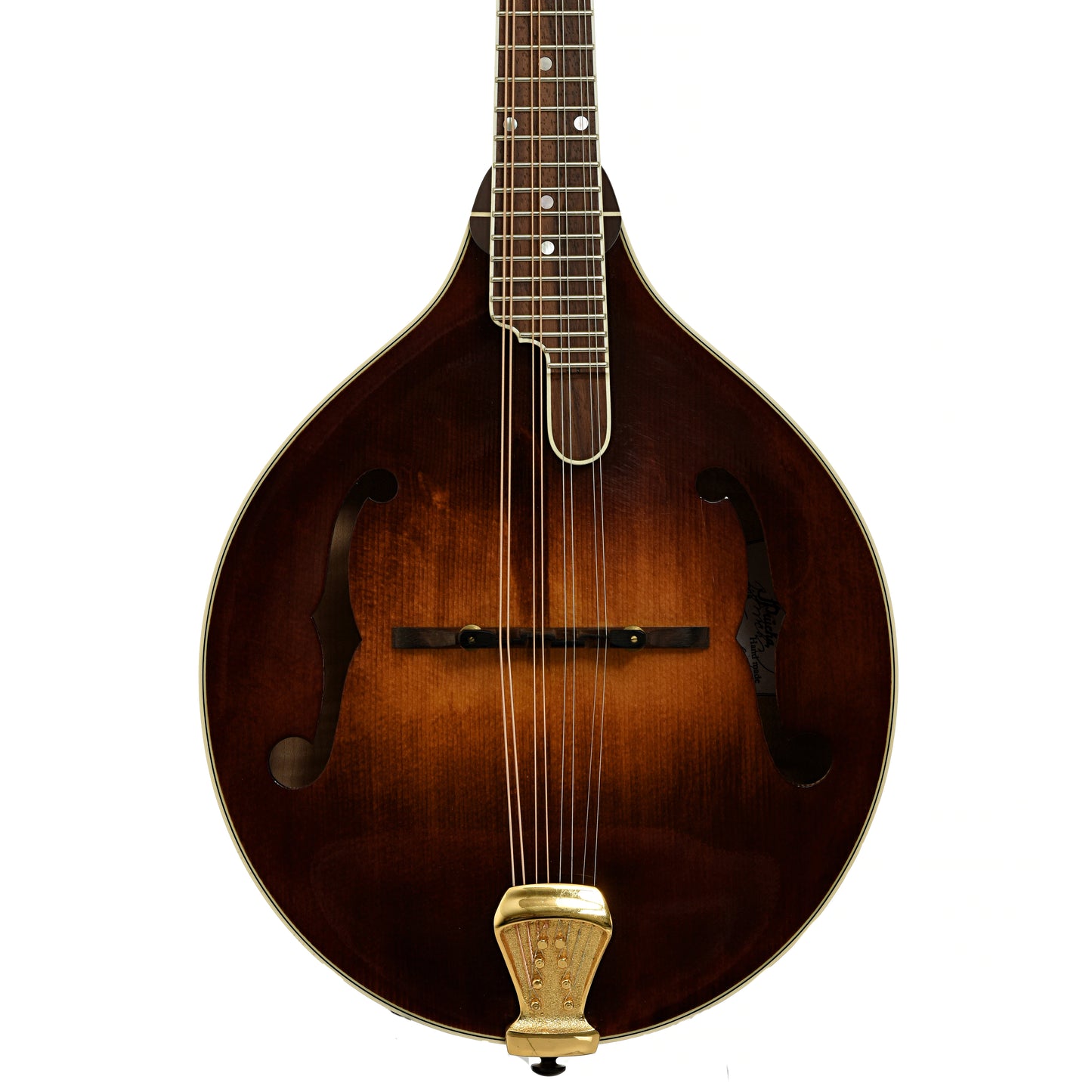 Front of Prucha A5 Standard Mandolin