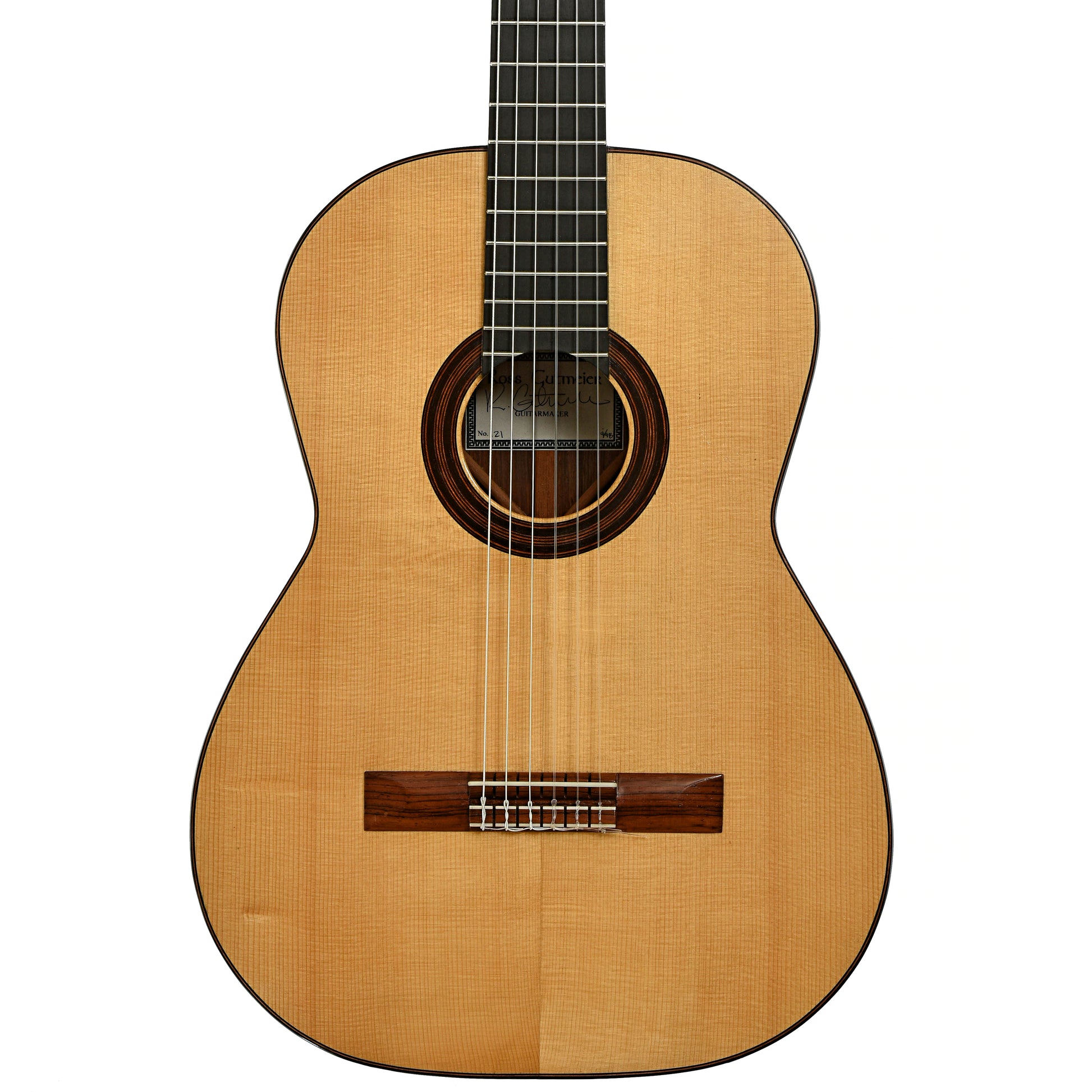 Front of Gutmeier Classical Guitar (1998)