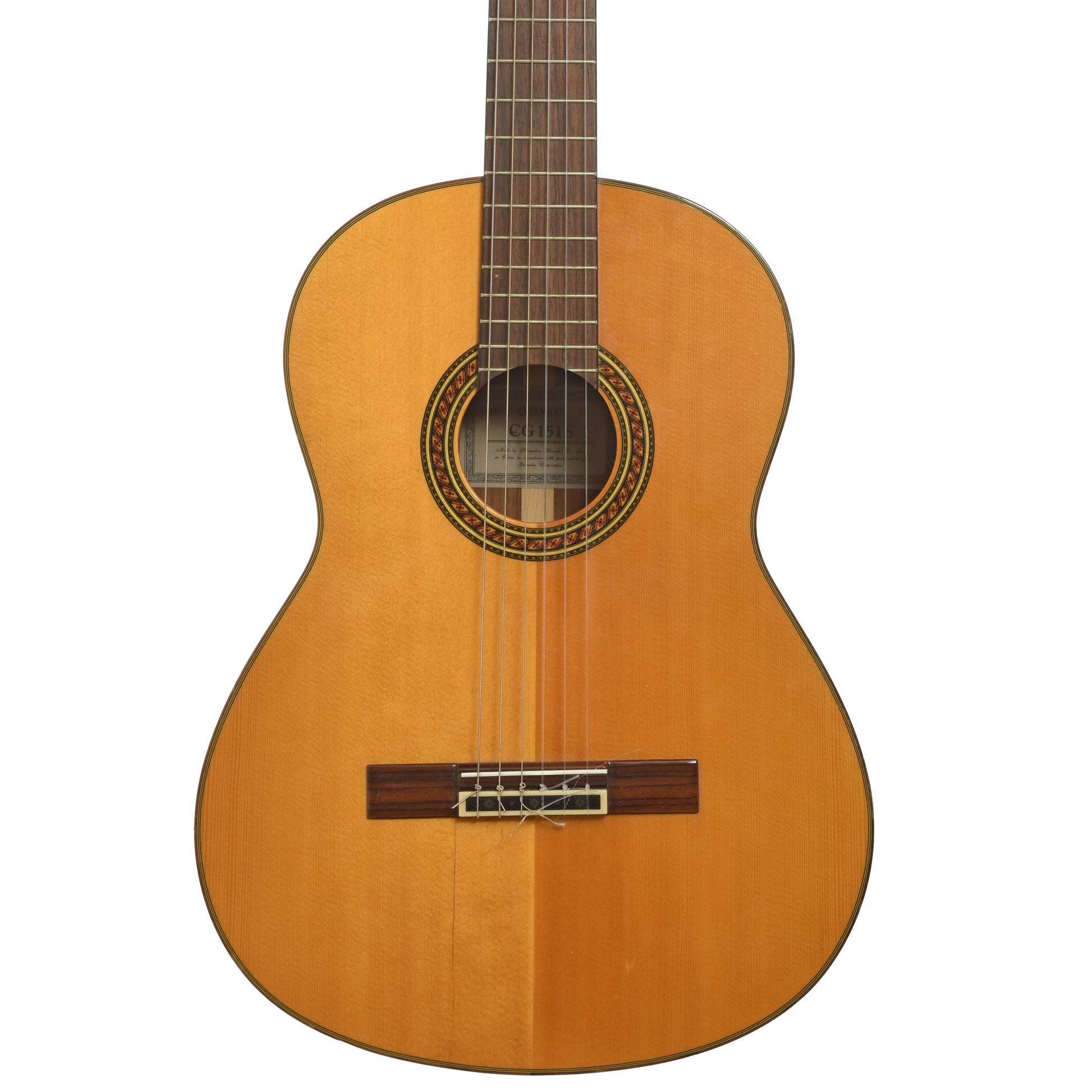 Front of Yamaha CG151S Classical Acoustic Guitar