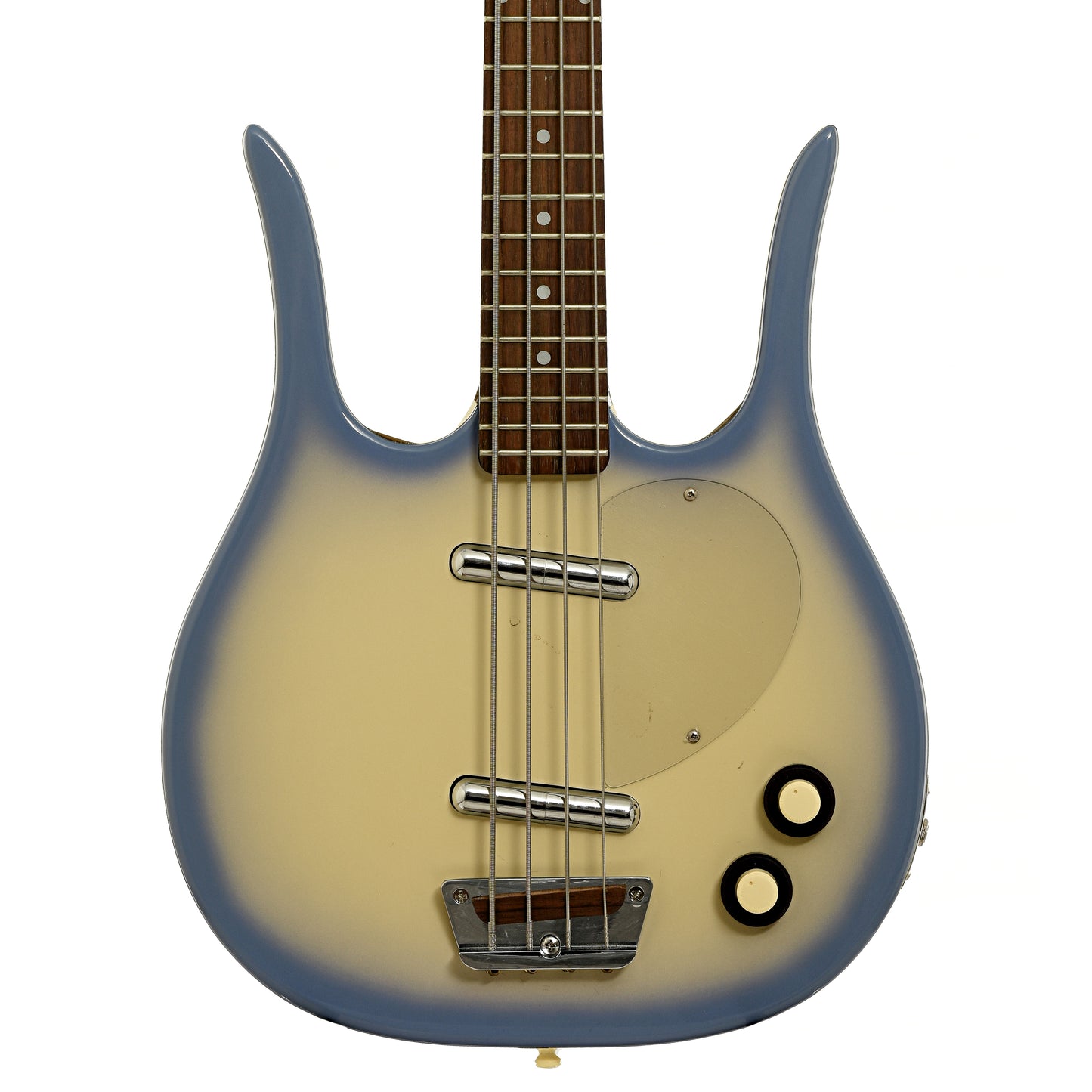 Front of Danelectro Longhorn Electric Bass