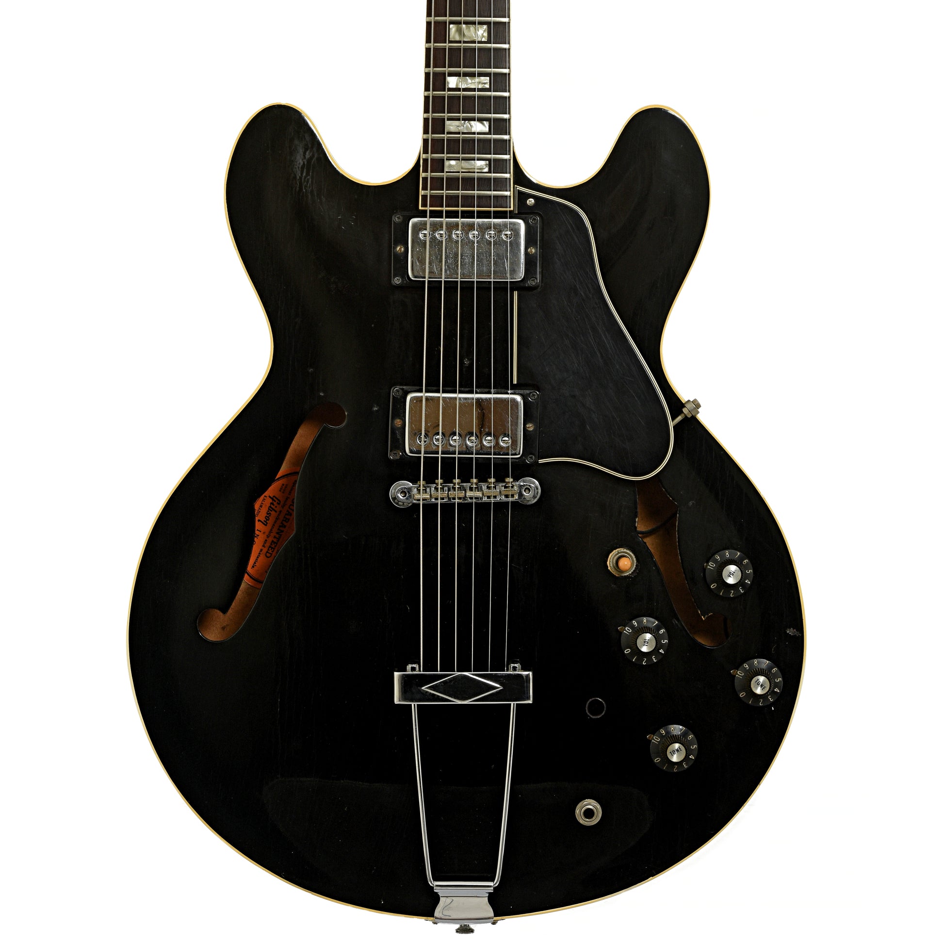 Front of Gibson ES-335 Hollowbody Electric Guitar 