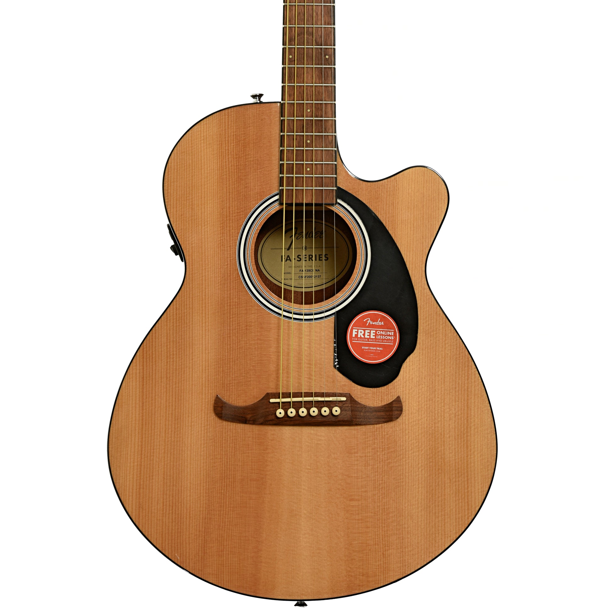 Front of Fender FA-135CE Acoustic-Electric Guitar