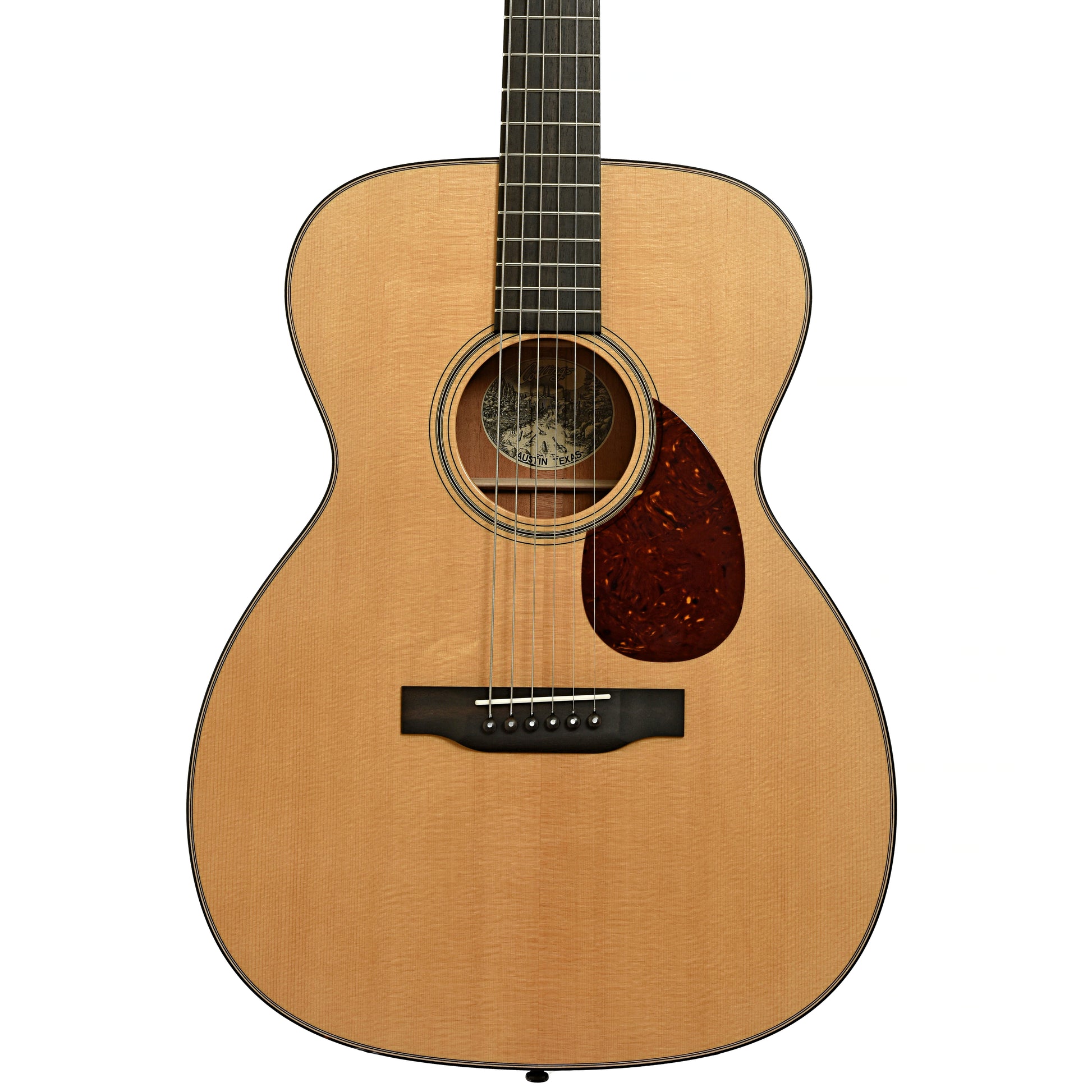 Front of Collings OM1 JL Acoustic Guitar