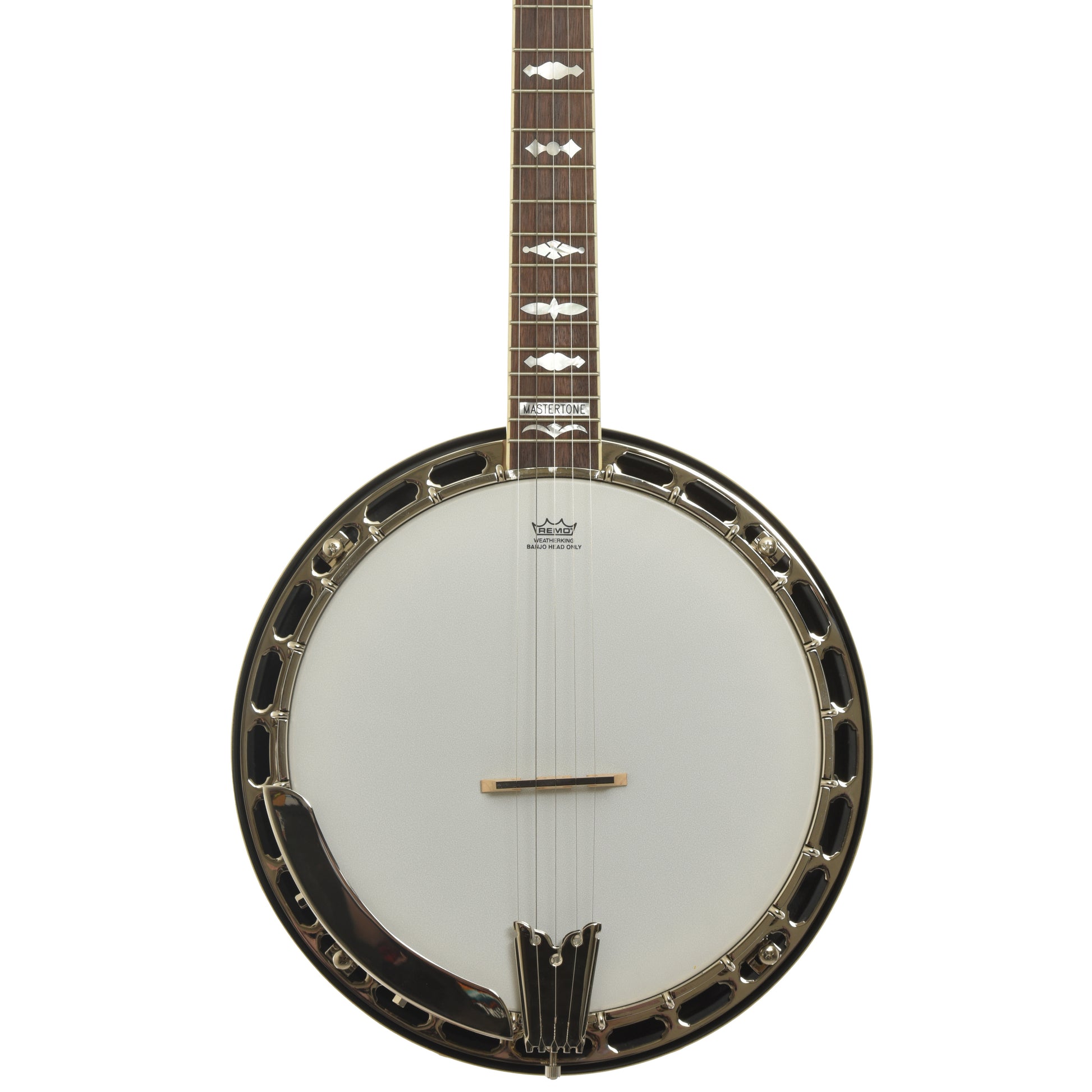 Front of Epiphone Mastertone Classic Resonator Banjo