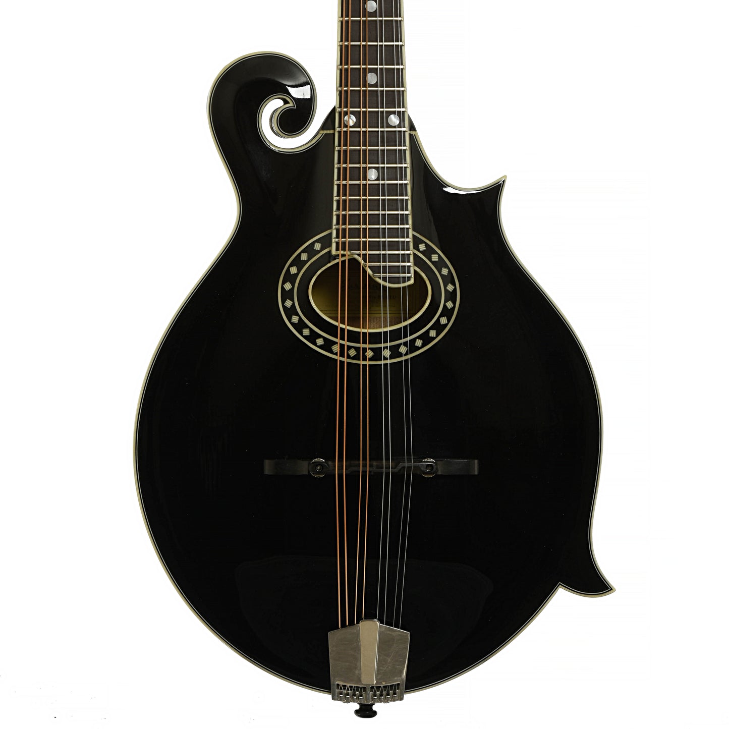 Front of Eastman MD514 BK LTD F-Style Mandolin 