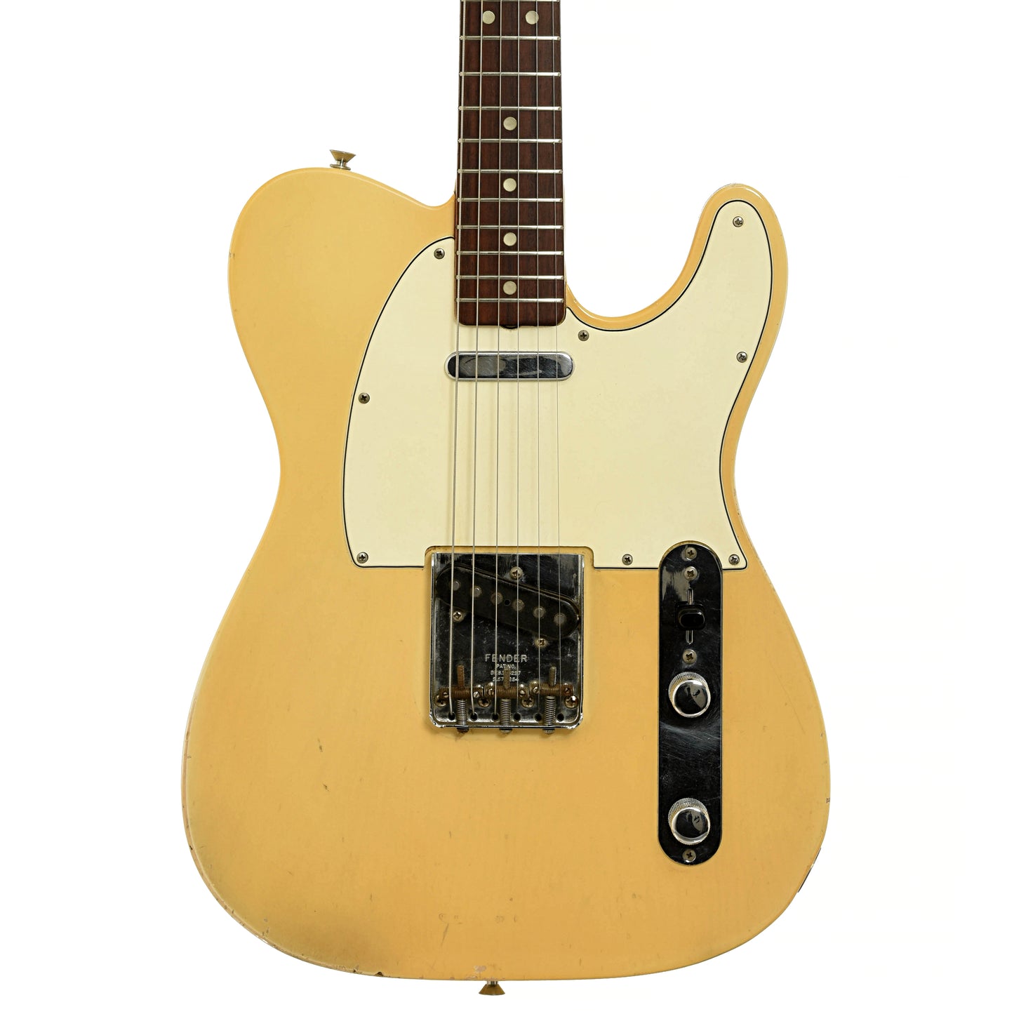 Front of Fender Telecaster Electric Guitar