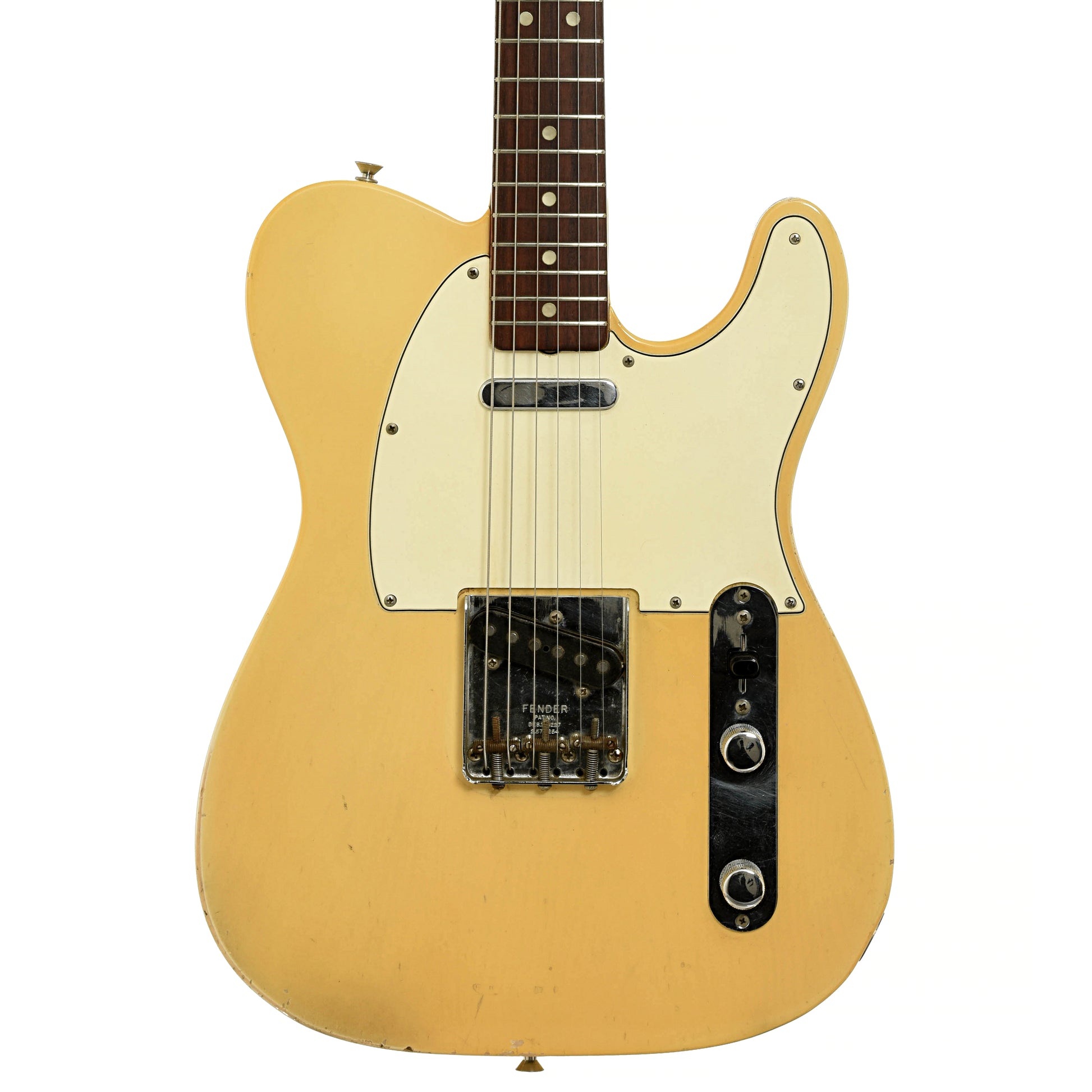 Front of Fender Telecaster Electric Guitar
