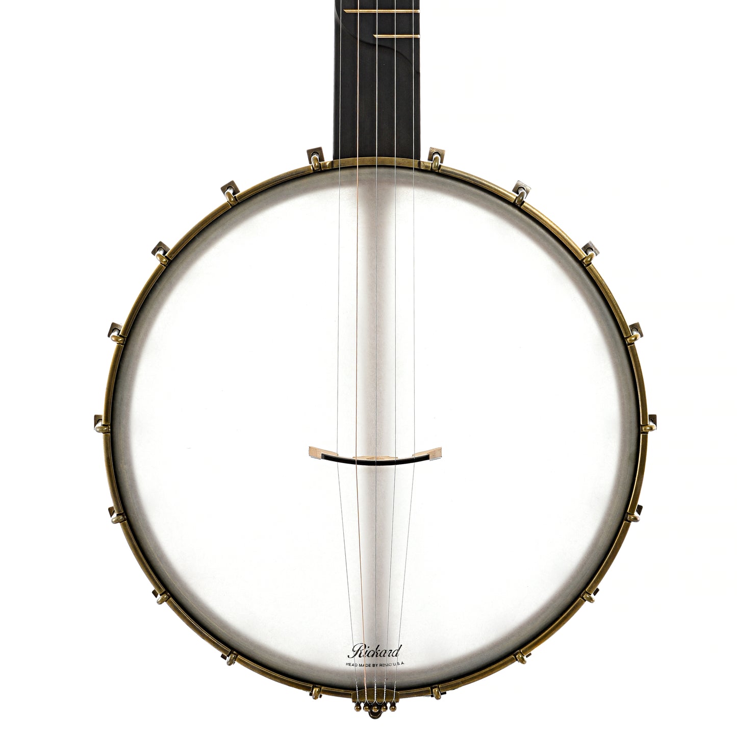 Front of Rickard 12" Little Wonder Openback Banjo 