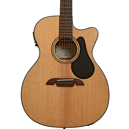 Front of Alvarez Artist Series AF30CE  Folk / OM Acoustic-Electric Guitar