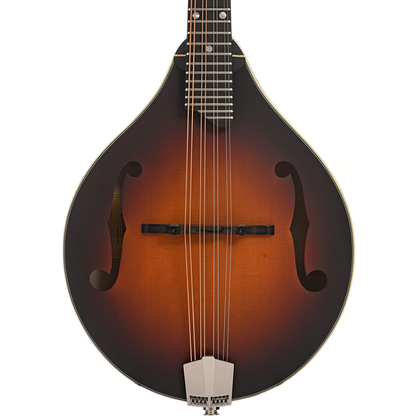 Front of Eastman MD305E-SB Mandolin, Sunburst