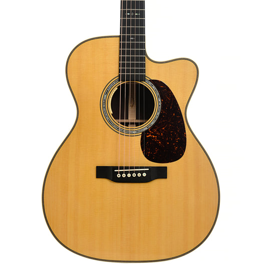 Front of Martin Custom Shop OMC-28 Acoustic Guitar 