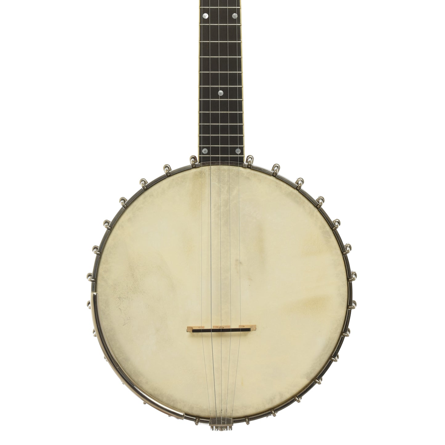 Front of Mike Ramsey Tubaphone No.3 Open Back Banjo
