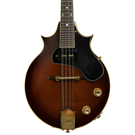 Front of Gibson EM-200 Florentine Electric Mandolin