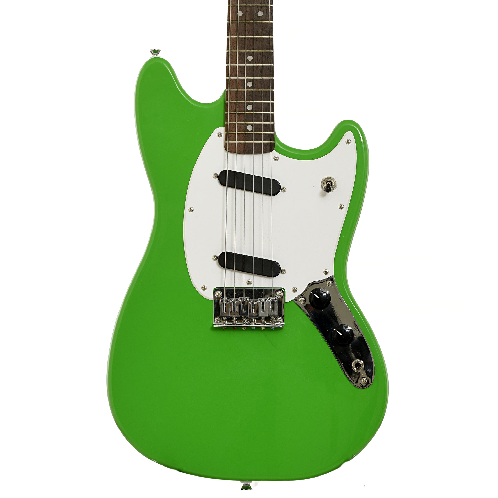 Front of Squier Sonic Mustang Electric Guitar