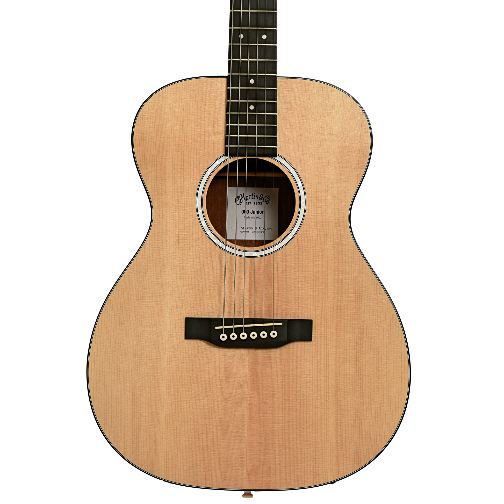 Front of Martin 000Jr-10 Acoustic Guitar