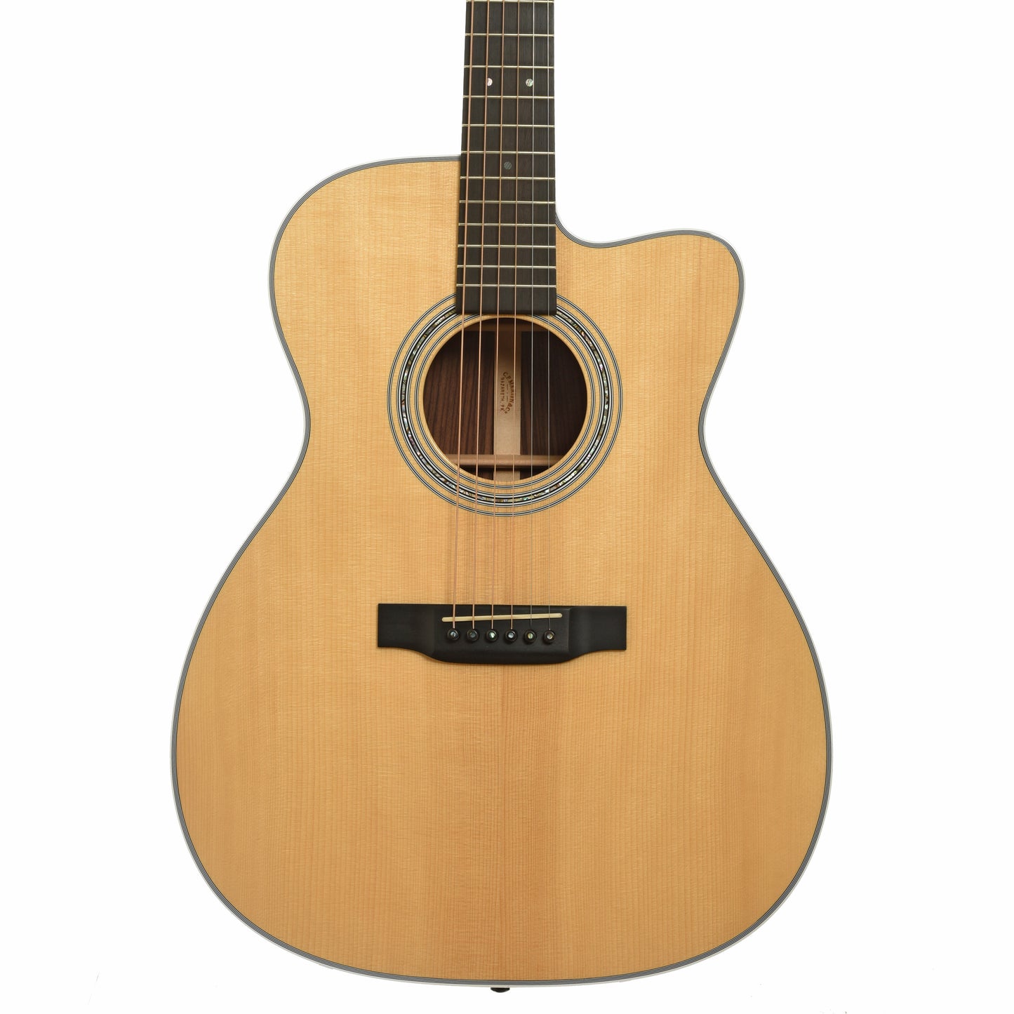 Front of Martin Custom Shop 0000-38C Acoustic Guitar 