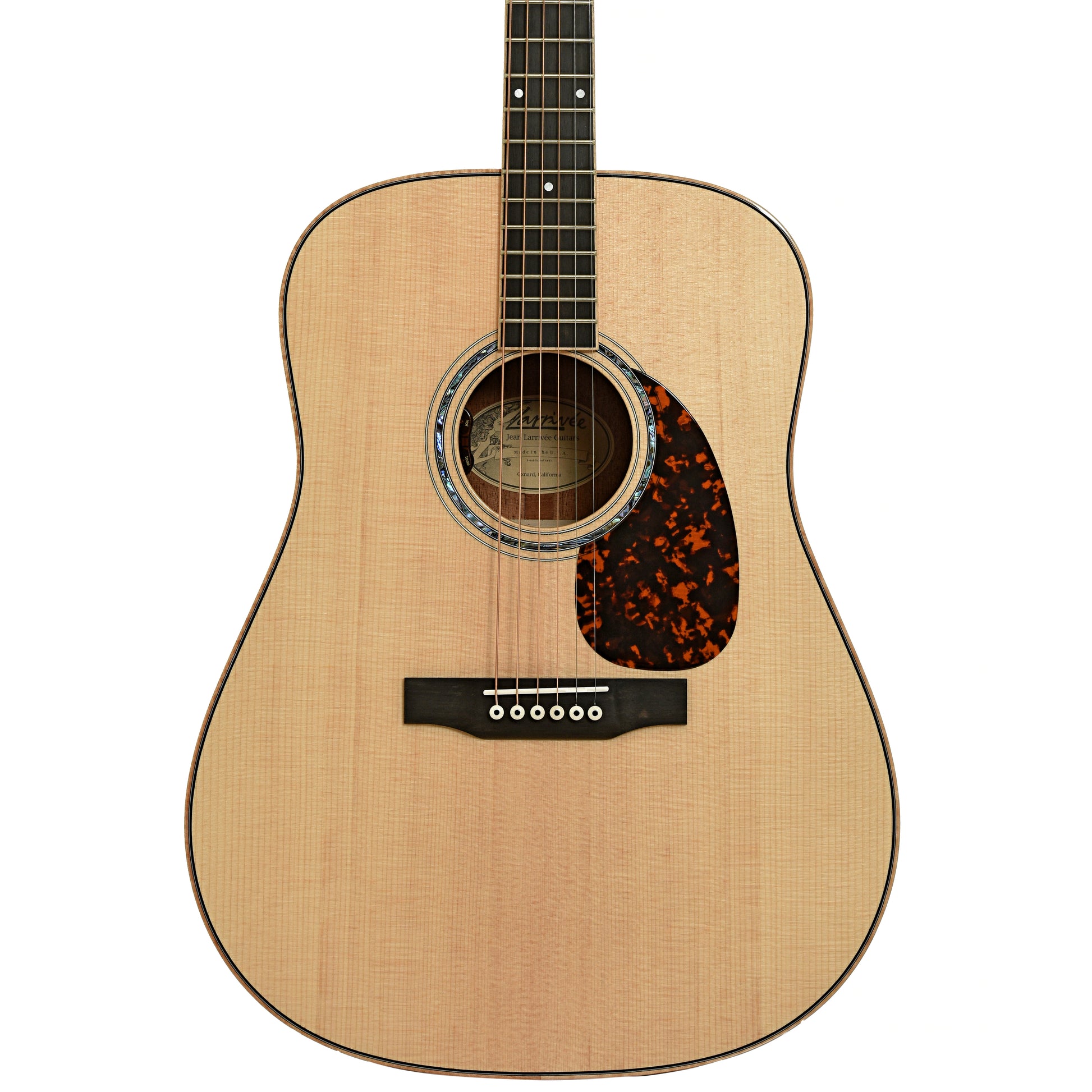 Front of Larrivee D-05E Select Mahogany Series Acoustic-Electric Guitar