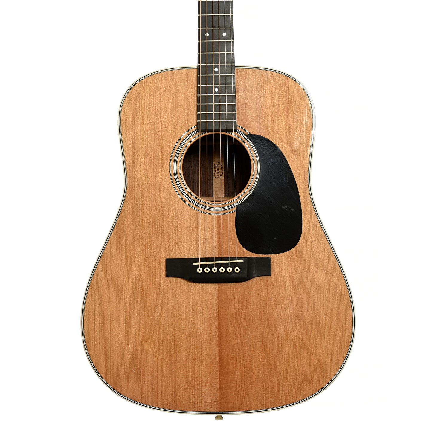 Front of Martin D-28 Acoustic Guitar