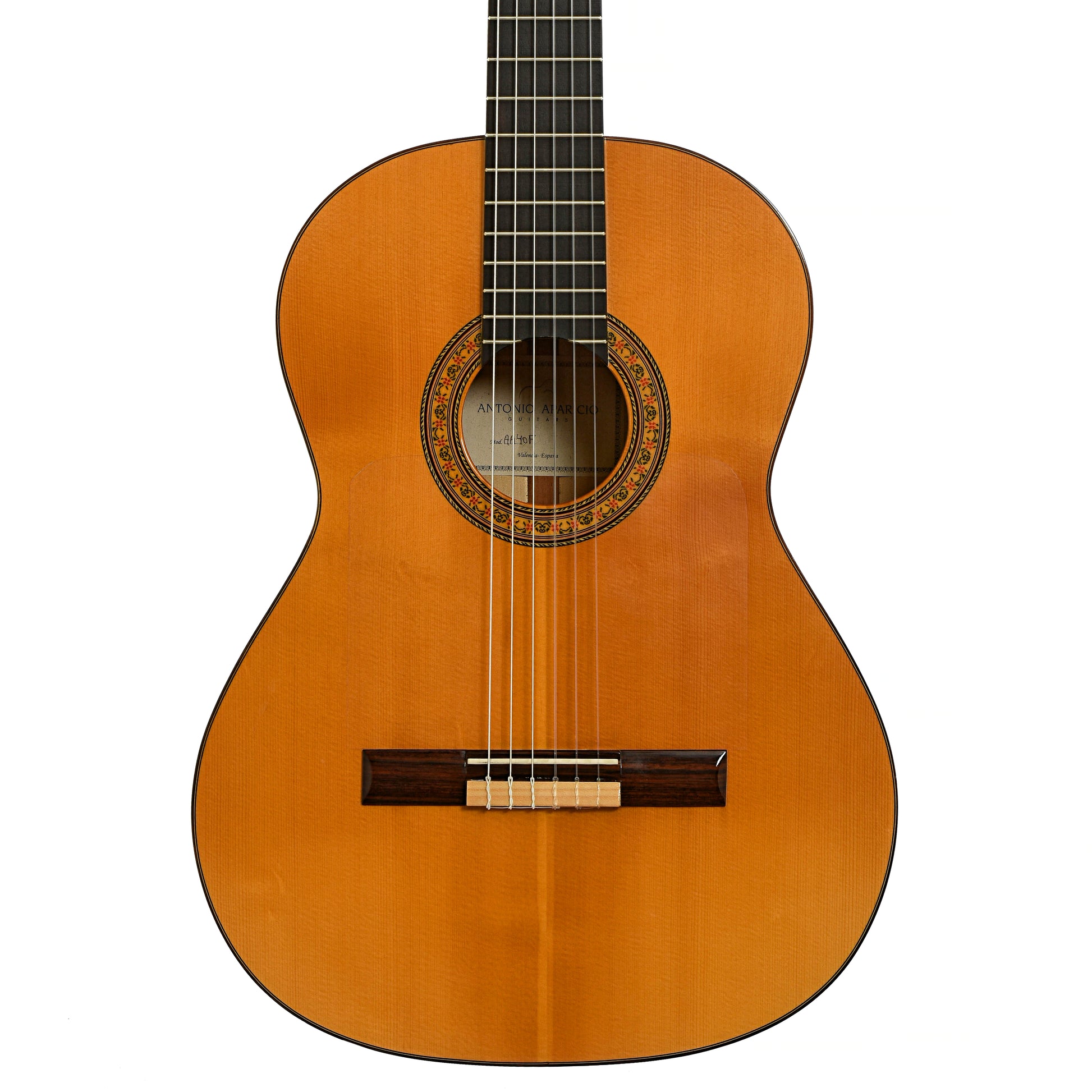 Front of Antonio Apparicio AA40F Flamenco Guitar