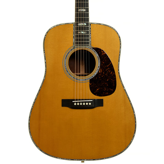 Front of Martin Custom Shop D-45 Madagascar Acoustic Guitar