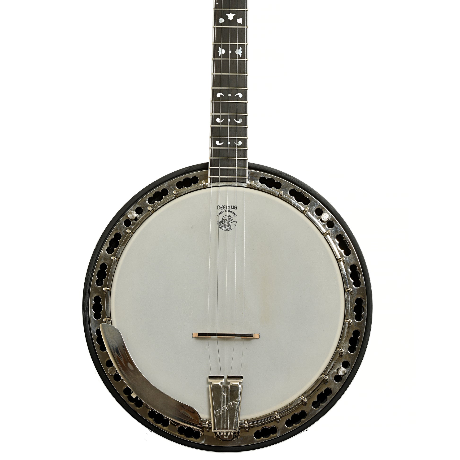 Front of Deering Maple Blossom Resonator Banjo