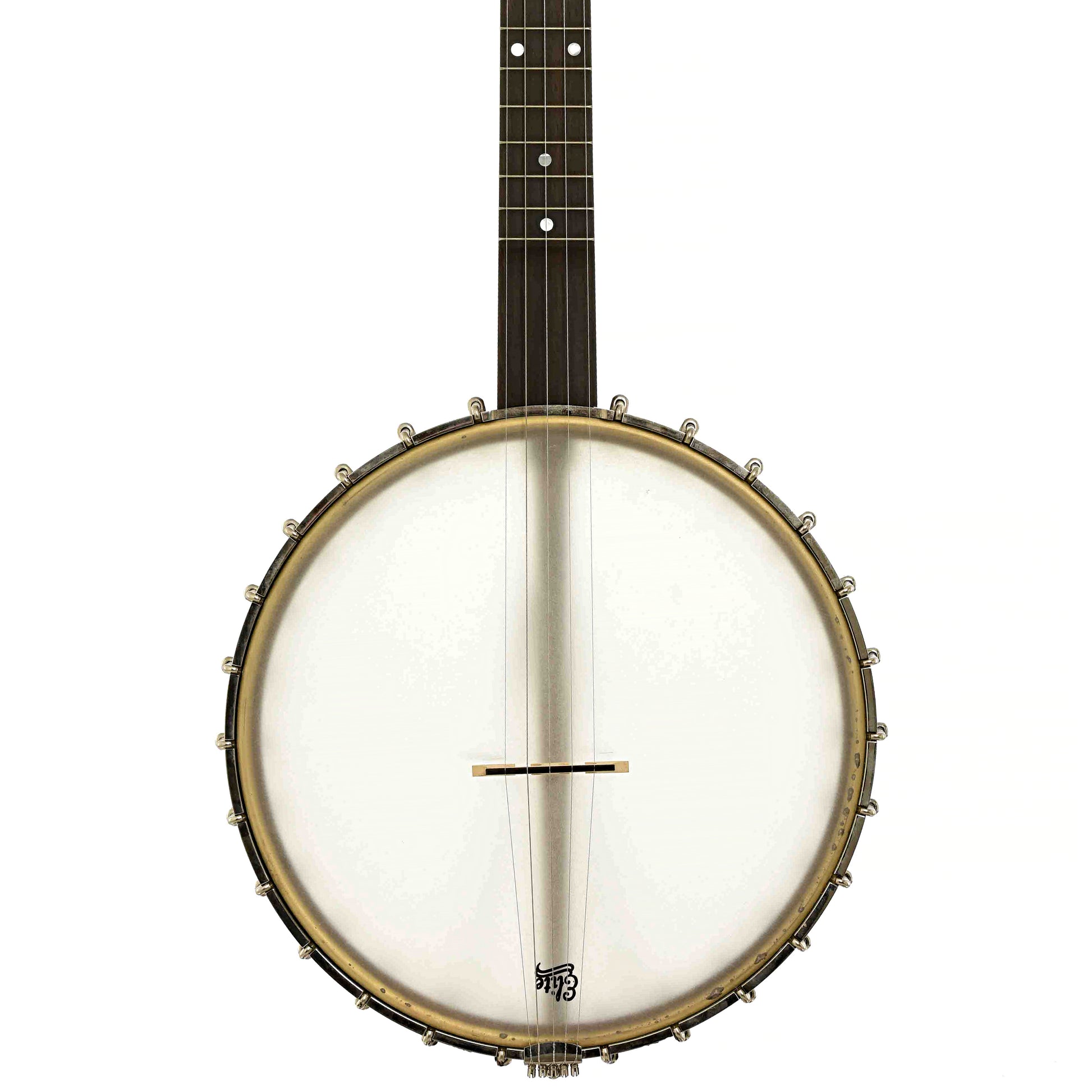 Front of Bart Reiter Round Peak Open Back Banjo